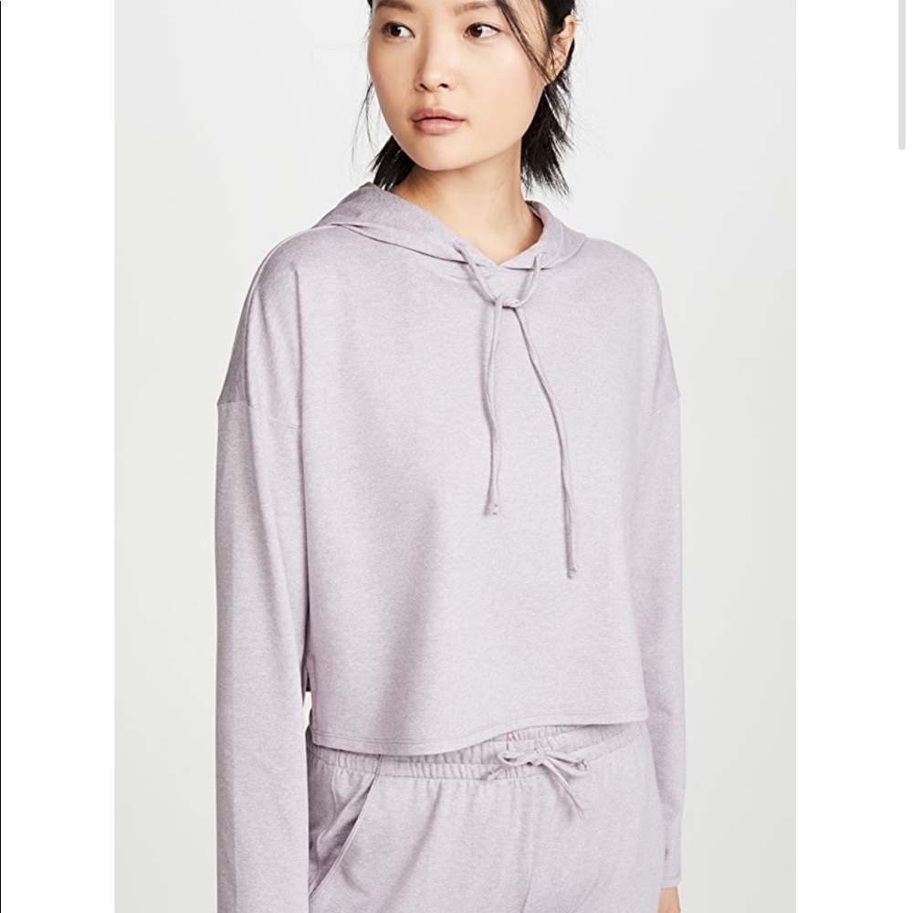 We Over Me Lilac Hoodie.